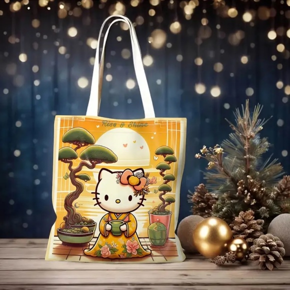 NWT! Sanrio Hello Kitty in a Golden Kimono! - Picture 3 of 6